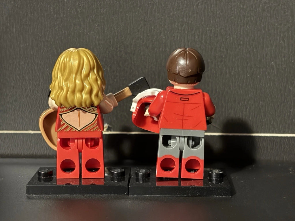 Custom Taylor Swift & Travis Kelce Minifigures